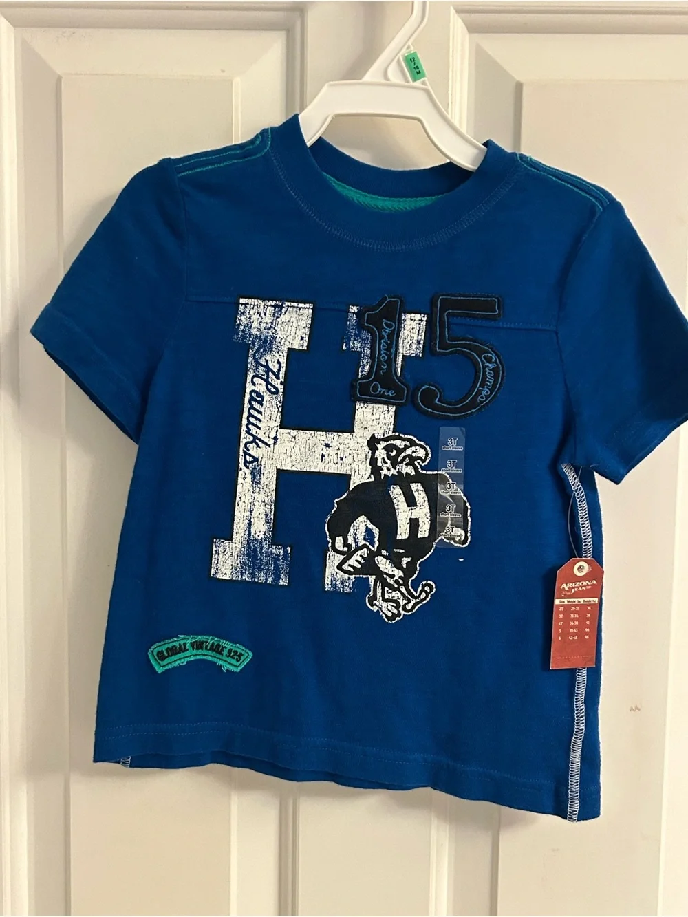NWT-Boys Arizona Jean Company Royal Blue H15 Graphic Tee